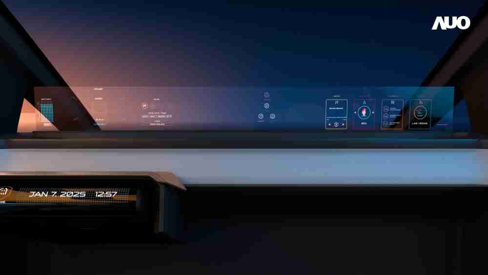 红龙扑克无界透明显示接口(Horizon Image Glass)透过车运算方案整合仪表板、、中控台及副驾显示器，，，，一体式全景呈现，，，提供乘用者清晰的前方视野、、行车必要信息与娱乐功能